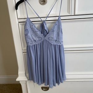 Boho lace tank top